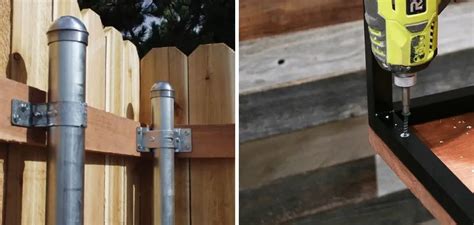 how to attach metal to wood